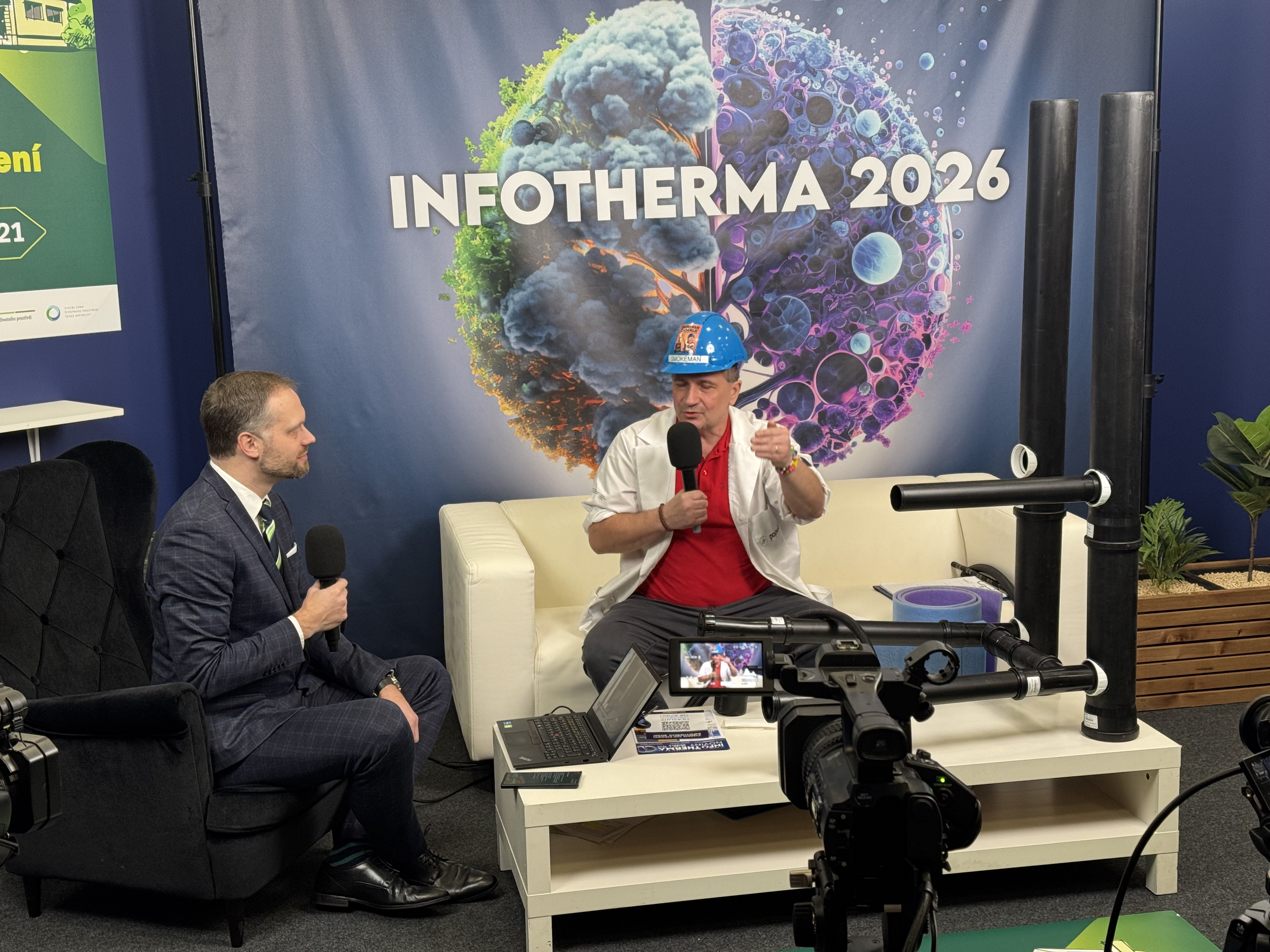 Infotherma 2026 se neobešla bez Jirky Horáka alias SMOKEMANA z Almevy