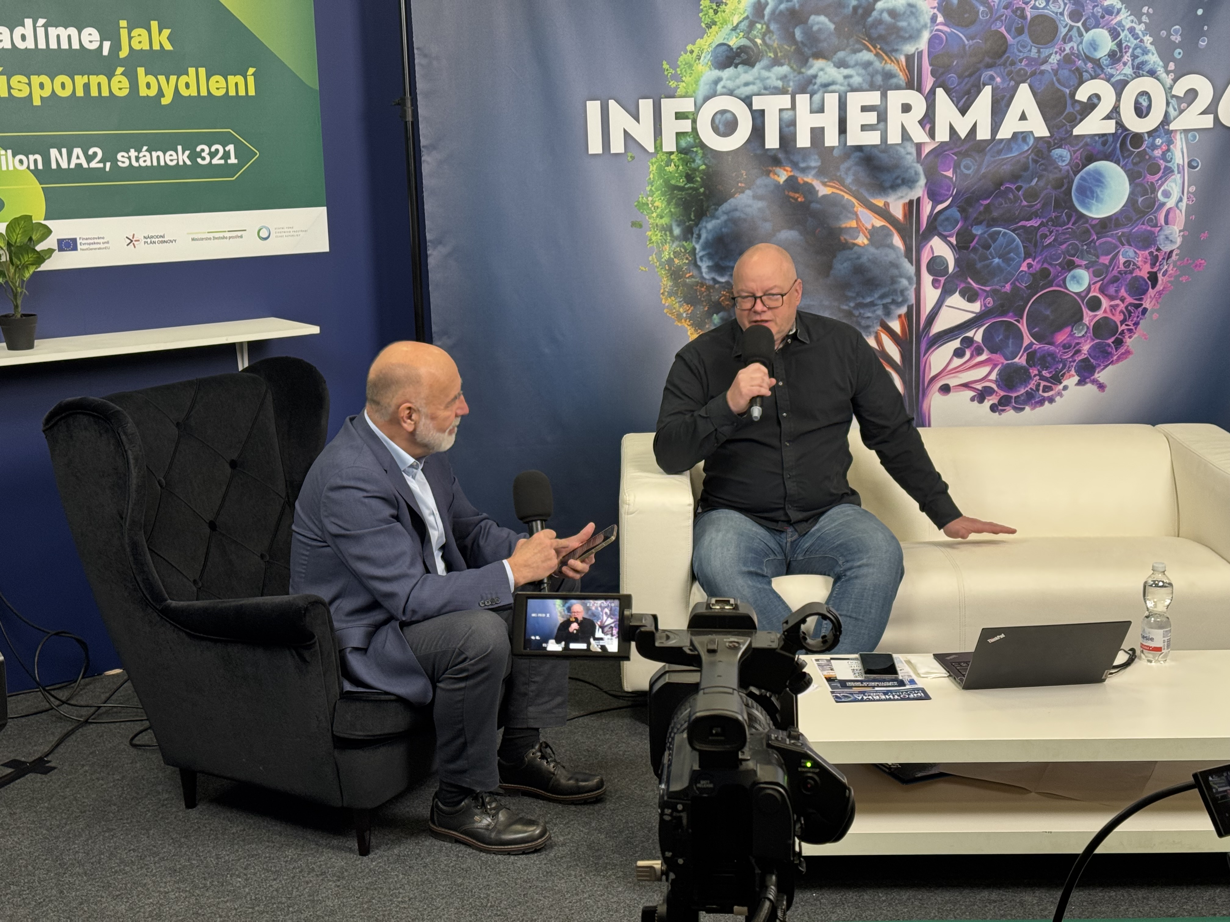Studio TZB Info  na Infotherma 2026 a rozhovor s Pavlem Marečkem