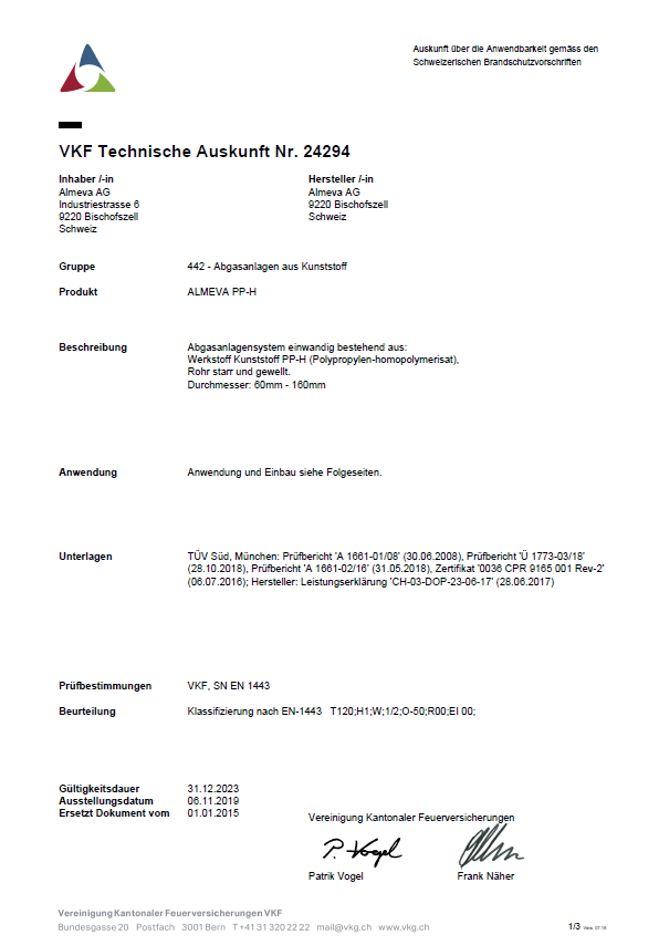 VKF Technische Auskunft 24294